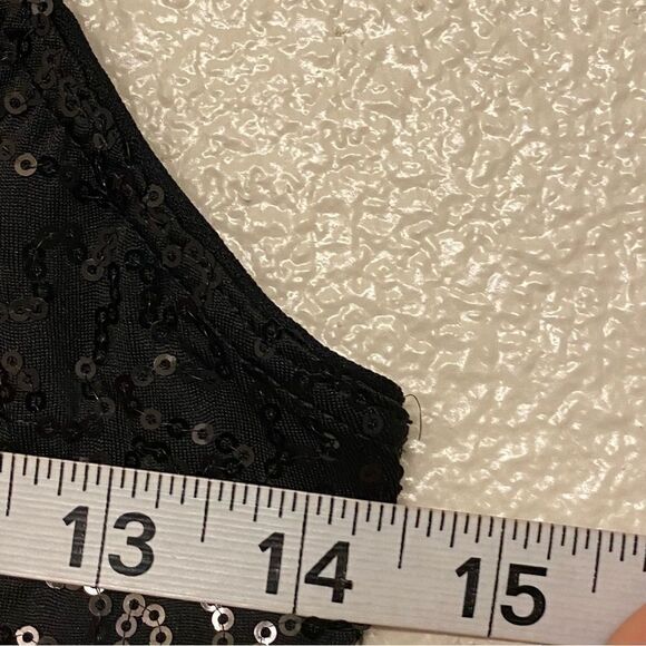 Revolution Dance Costume Black sequin velvet unitard Bad Blood RC17011 Child LC - Picture 7 of 12